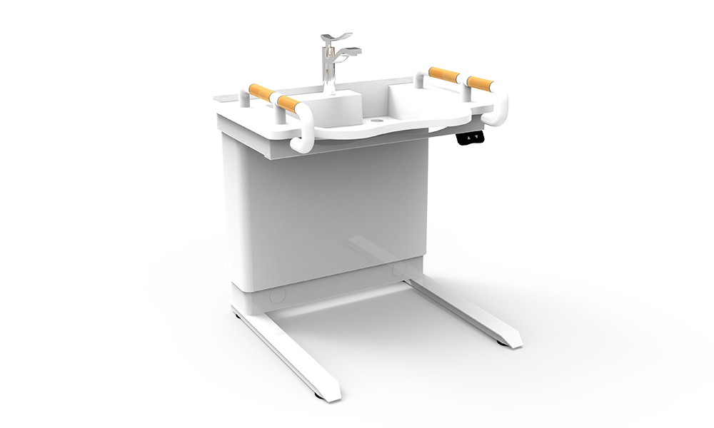 殘疾人家庭無障礙升降浴室洗臉盆