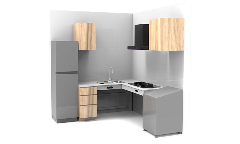 Accessible Kitchen Cabinet Remote Control Electric Height Adjustable Cabinets-