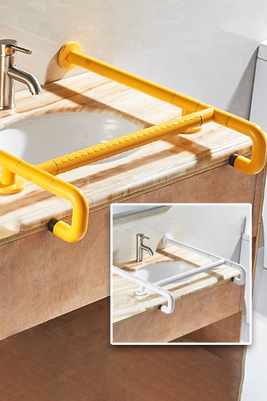 Barrier-free non-slip washbasin handrail-