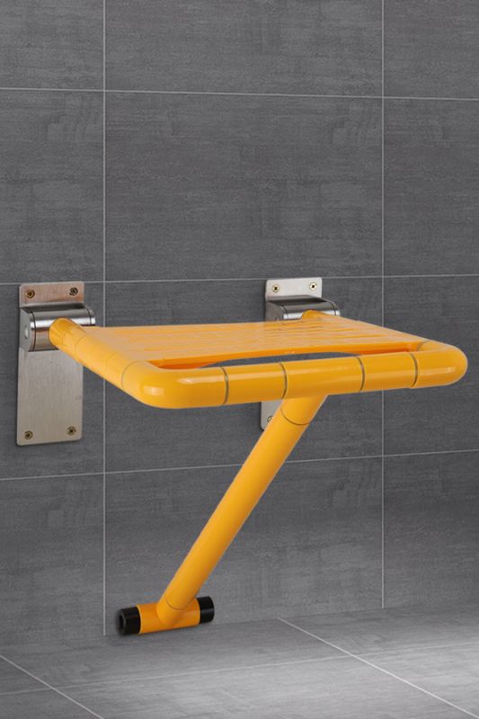 Fold the shower stool-