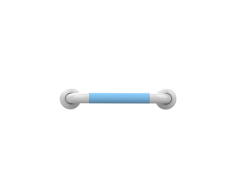 One shape "no cold feeling" bathroom grab bar-