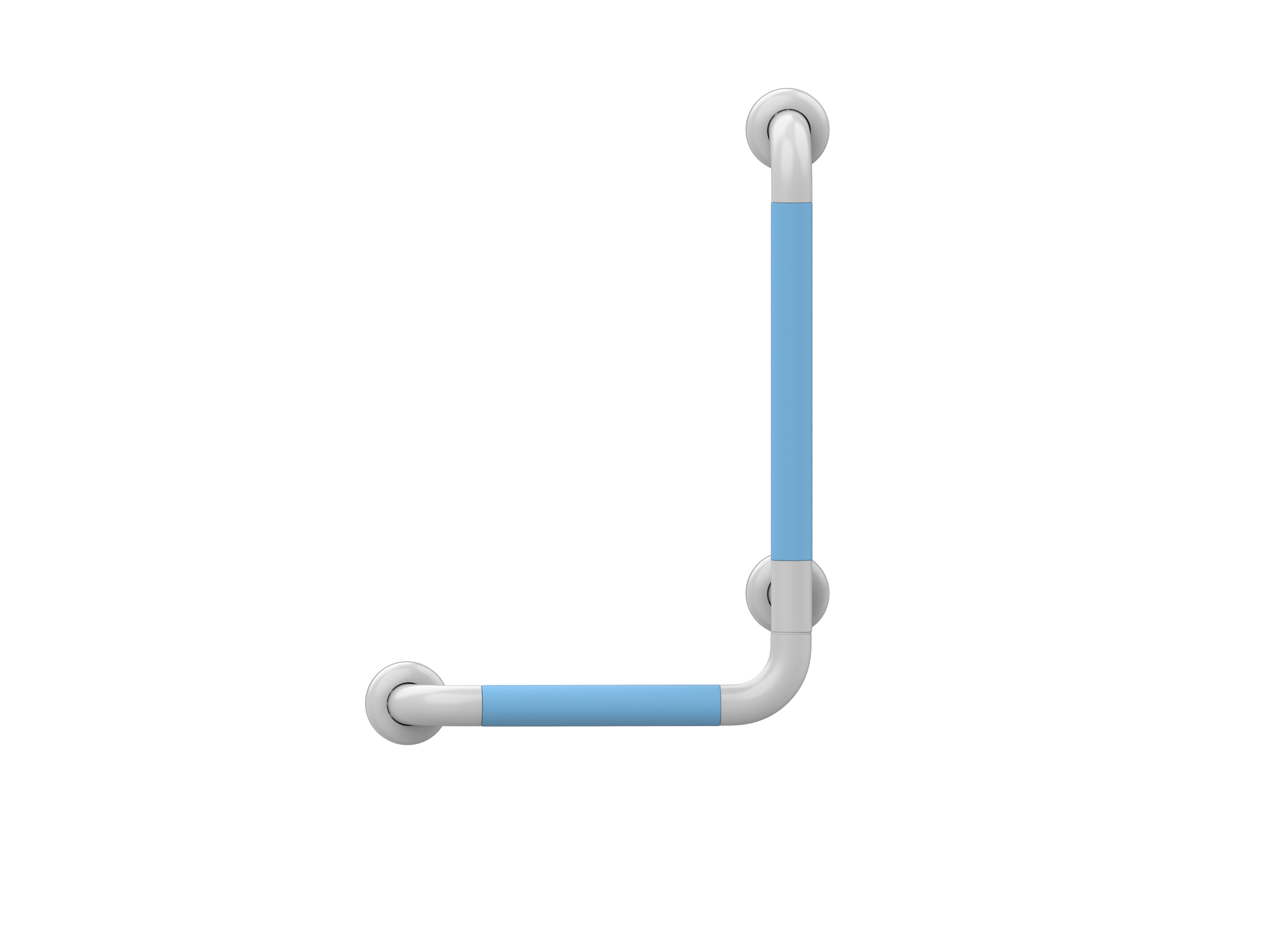 L-shape "no cold feeling" bathroom grab bar
