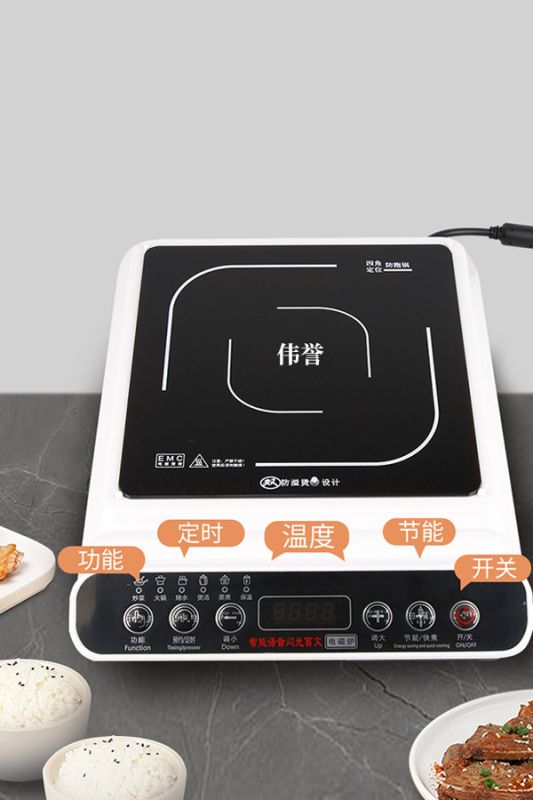 Braille speech induction cooker-