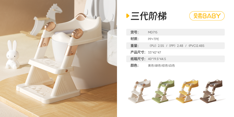 715 Third-Generation Step-Up Toilet-