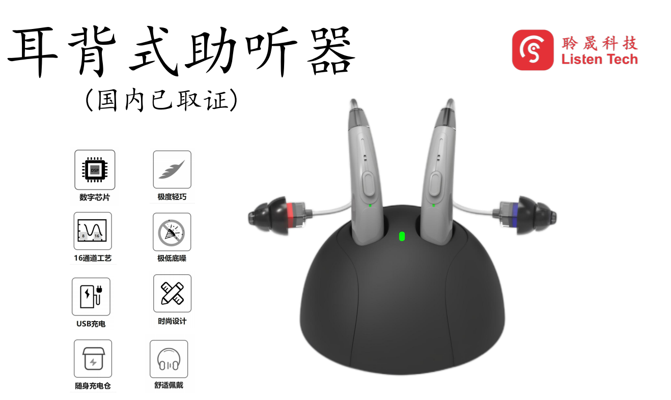 耳背式數(shù)字助聽器