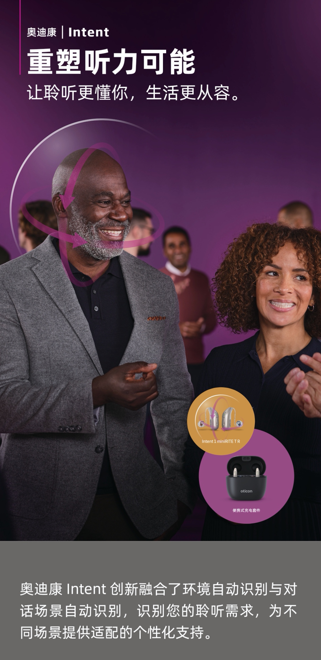 奧迪康Intent助聽(tīng)器