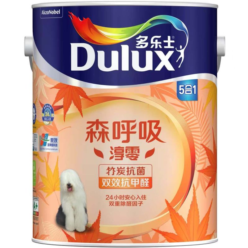 多樂士森呼吸淳零竹炭抗菌雙效抗甲醛5合1墻面漆-